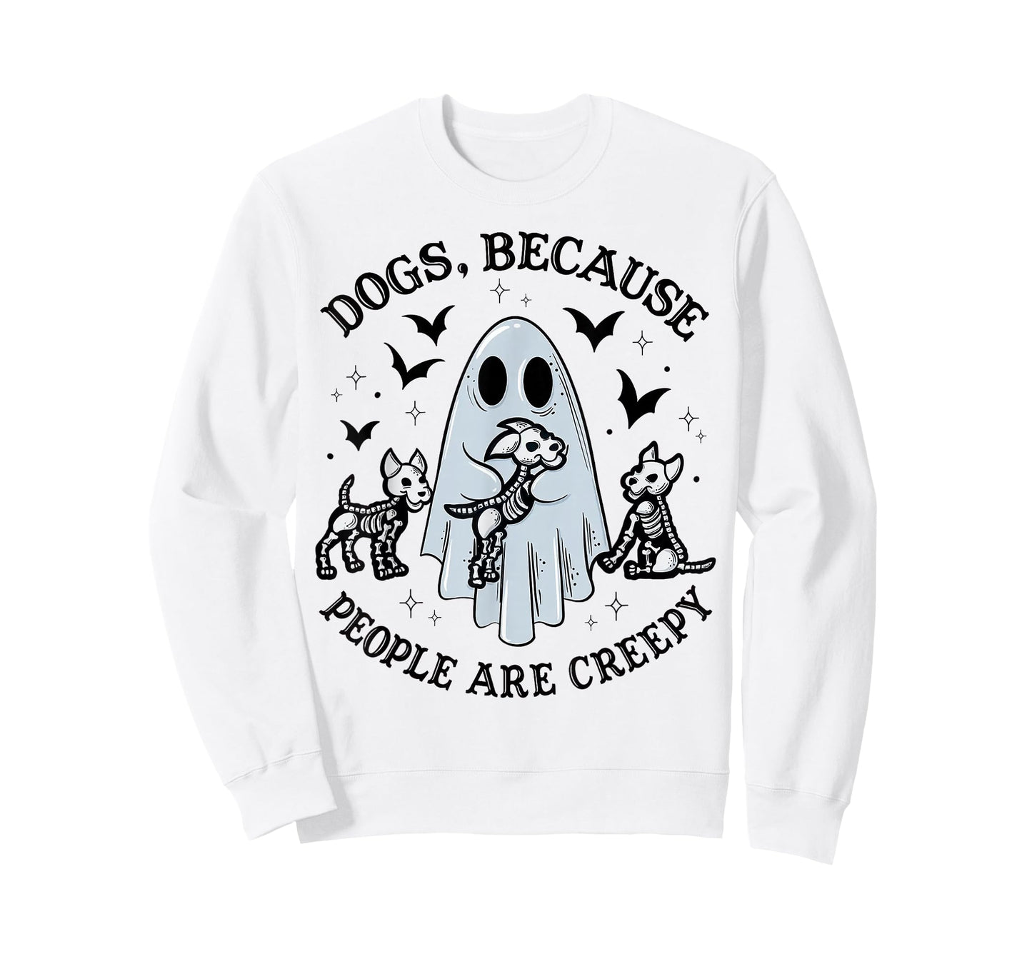 Dogs Because People Are Creepy Halloween Dog Grooming T-Shirt