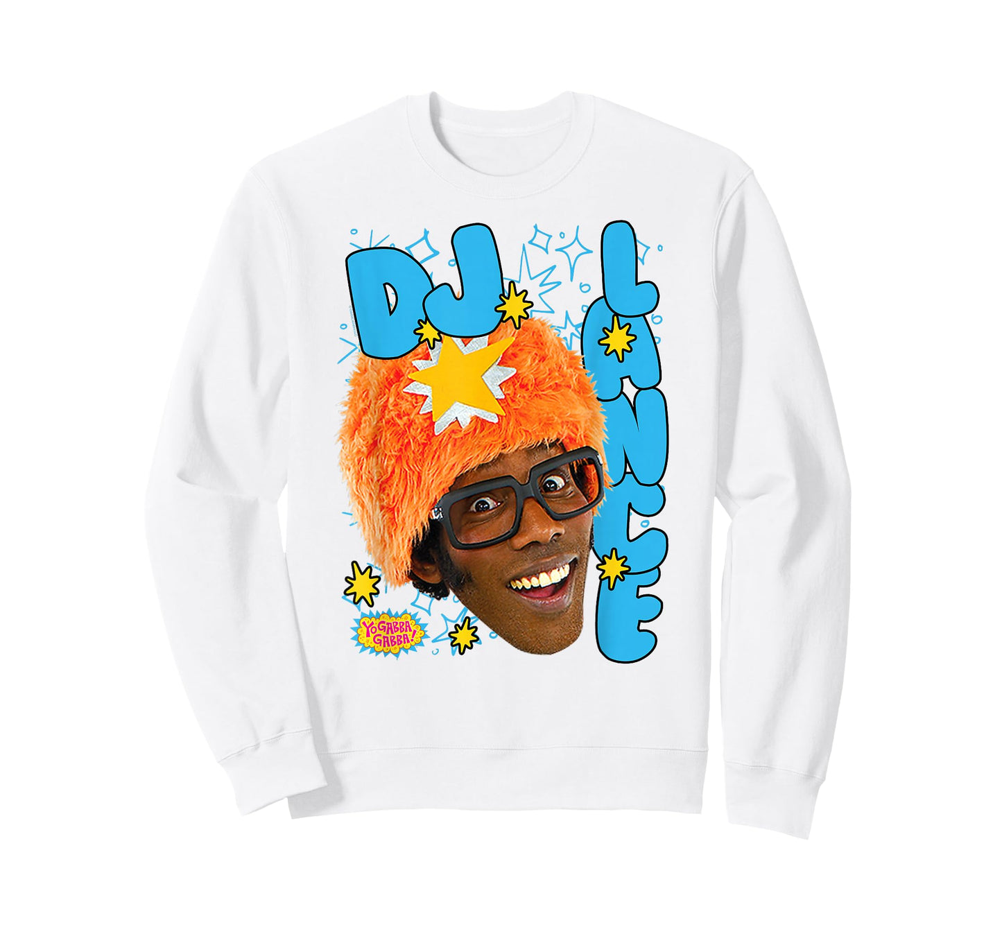 Yo Gabba Gabba! DJ Lance Photo Bubble Letters TV Show T-Shirt