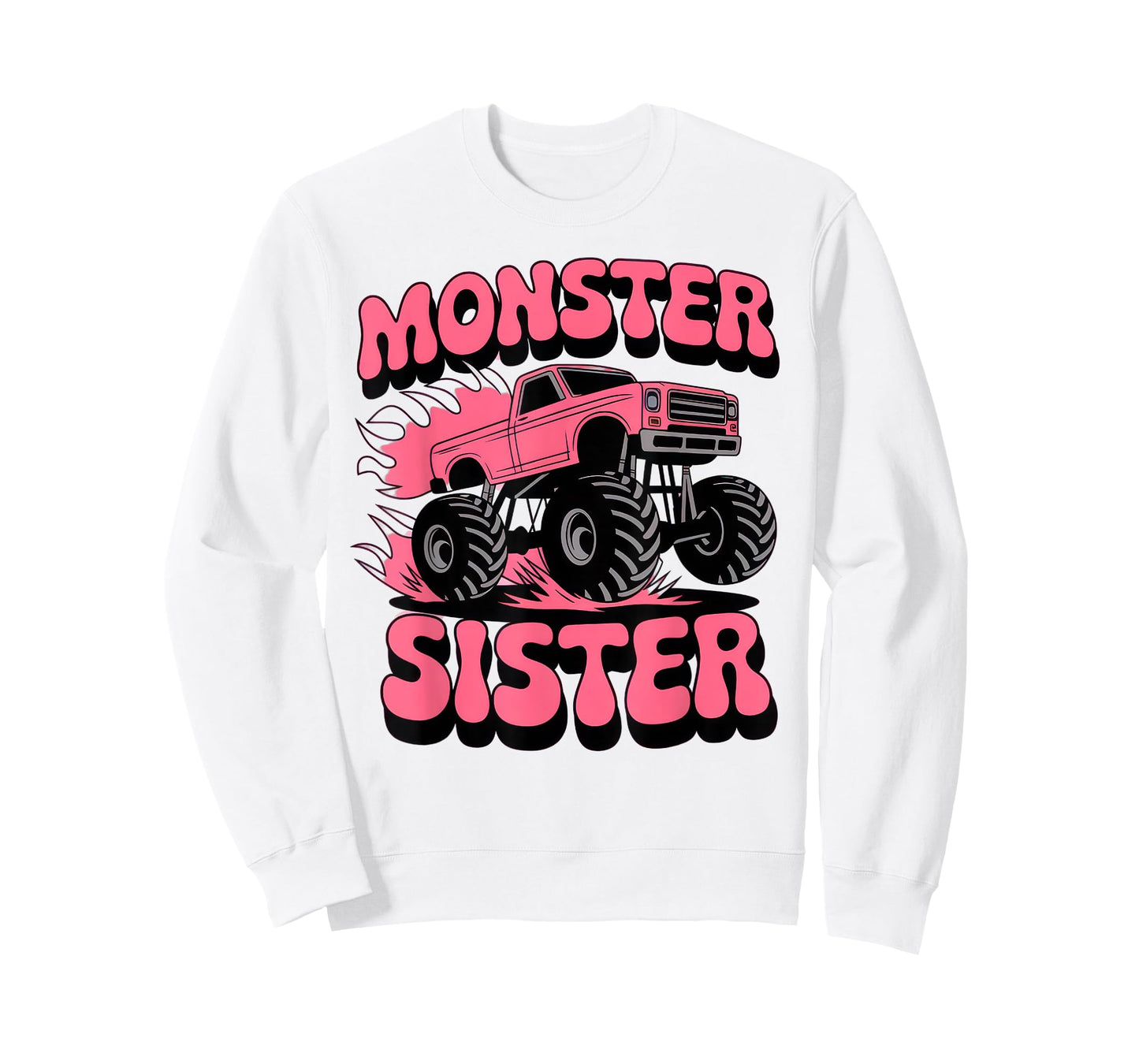 Monster Truck Sister Monster Truck Are My Jam Truck Lovers T-Shirt