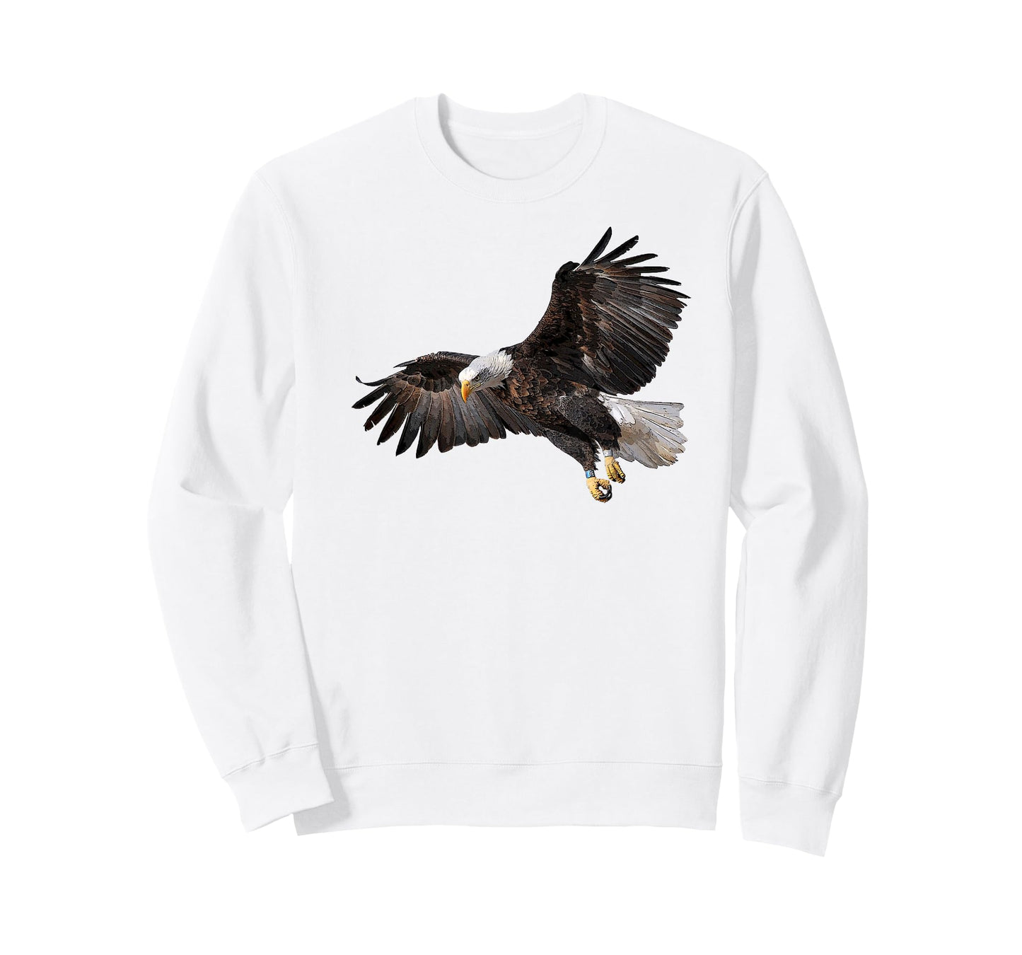 Wild North American Bald Eagle Banded Flying T-Shirt #1 T-Shirt