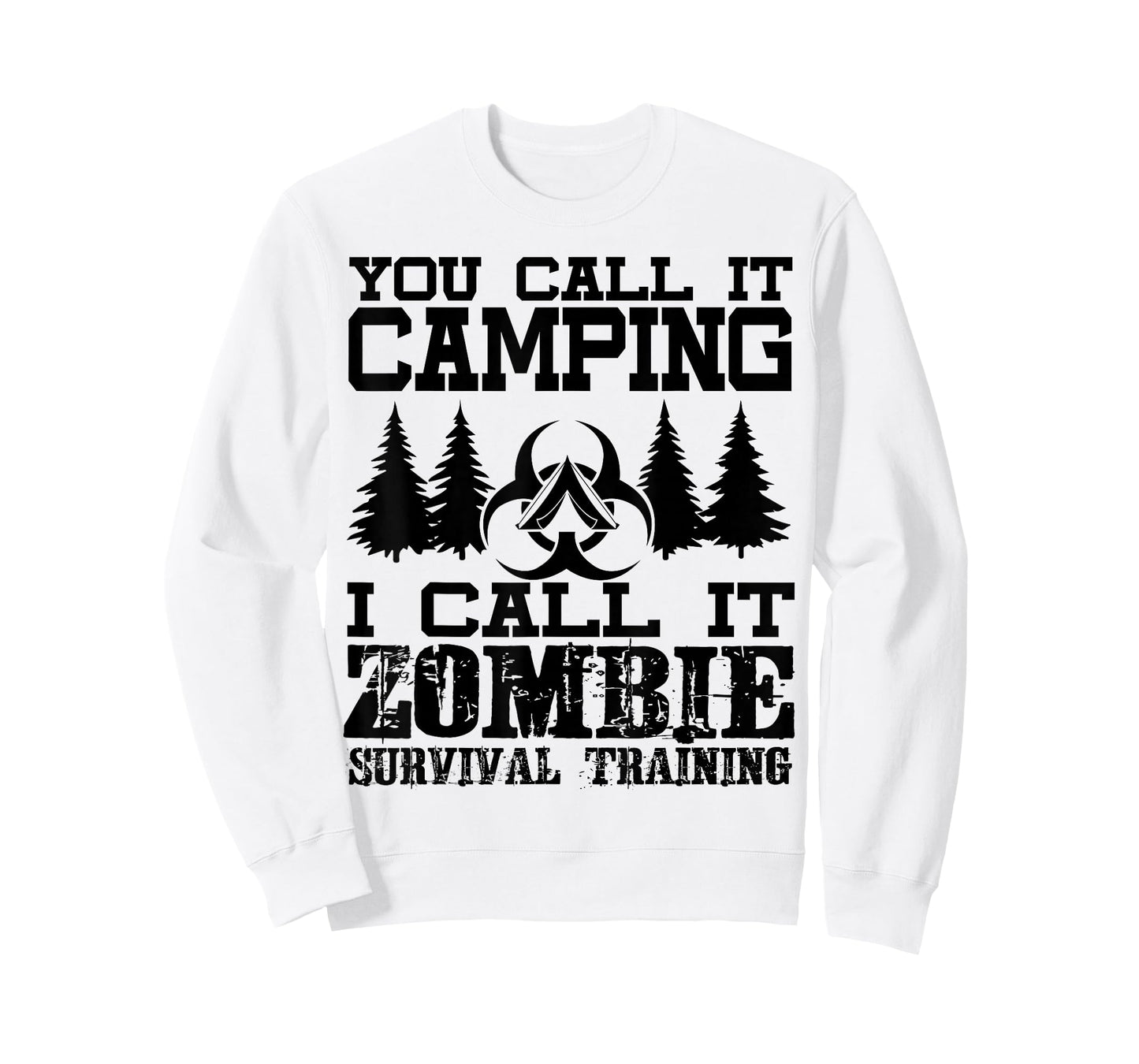 Zombie Survival Training Camping Shirt - Funny Halloween T-Shirt