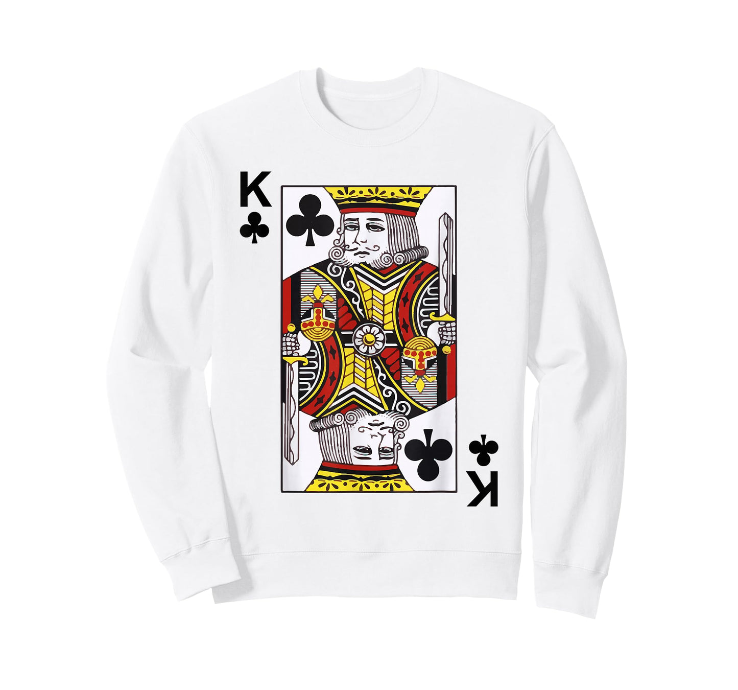 King of Clubs Tshirt Blackjack Cards Poker 21 K Tee shirt T-Shirt