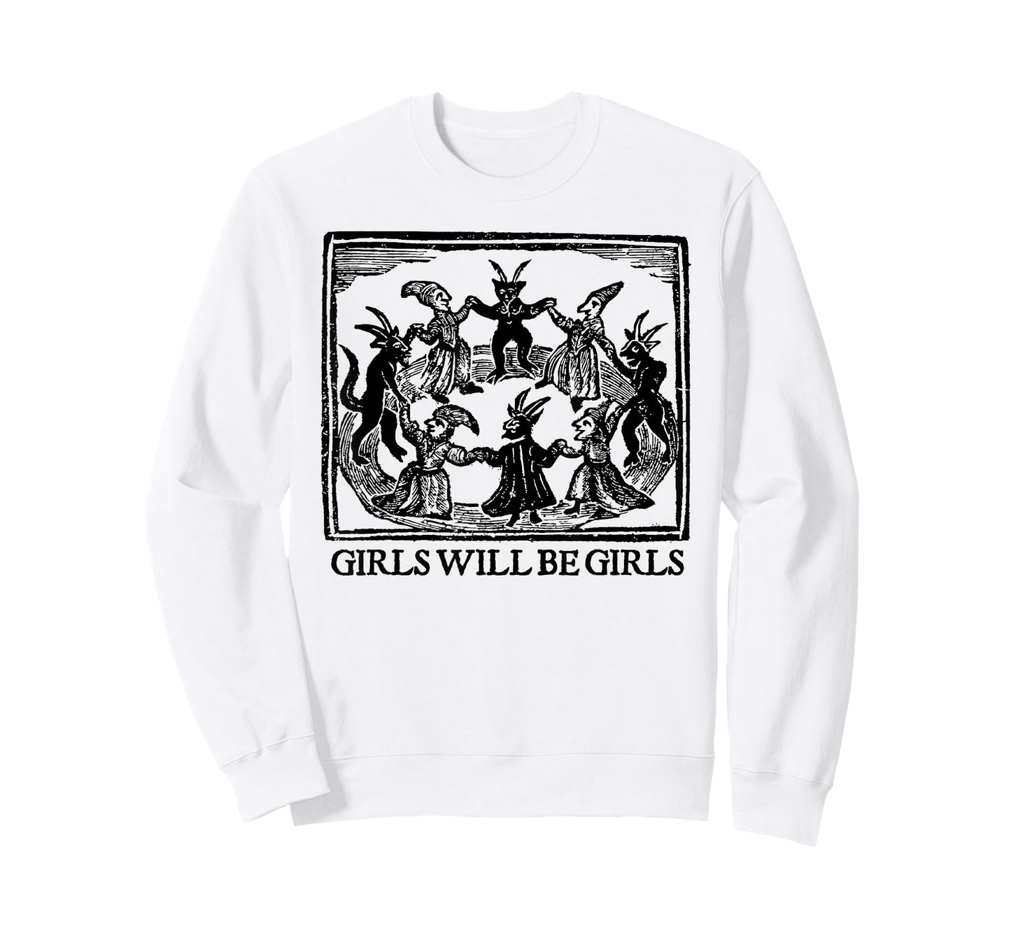 Witch Witches Devil Halloween Girl Will Be Girls Spooky T-Shirt
