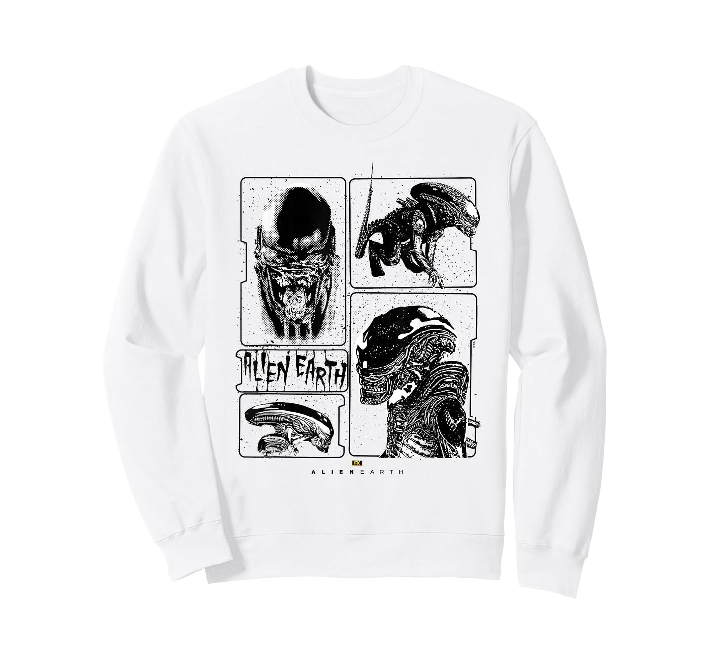 Alien: Earth Xenomorph XX121 Multi Pose Distressed Style T-Shirt