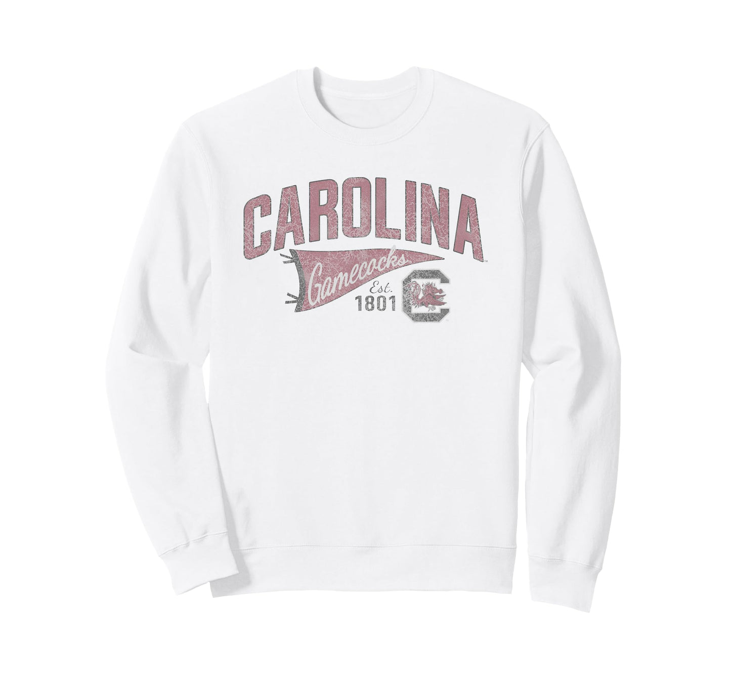 South Carolina Gamecocks Vintage Pennant Gray T-Shirt