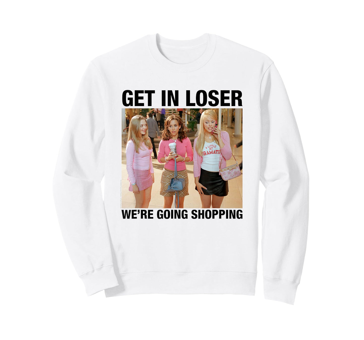 Mean Girls Get in Loser Plastics Group Photo Y2K Movie T-Shirt