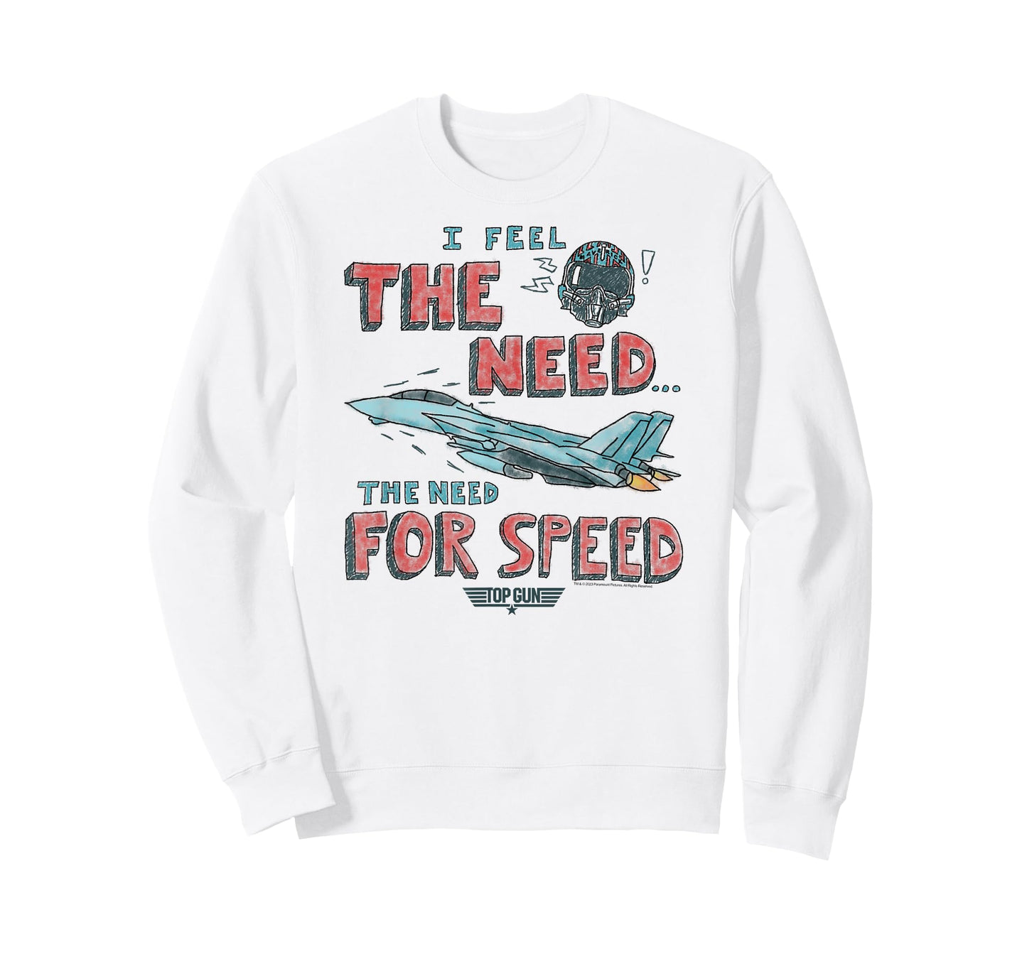 Top Gun Need for Speed Sketch Classic Action Movie T-Shirt