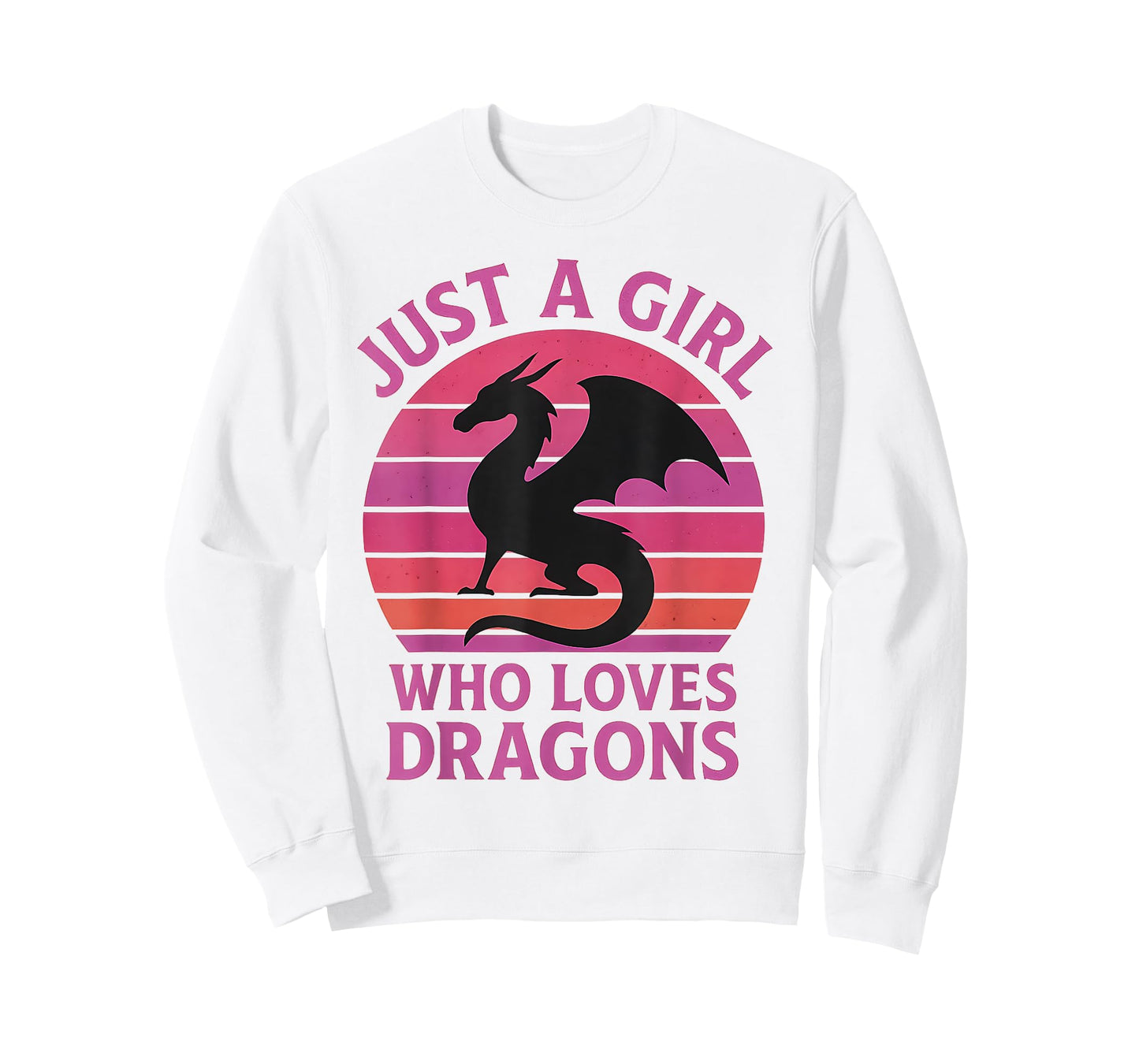Just a Girl Who Loves Dragons Fantasy Princess Warrior Art T-Shirt