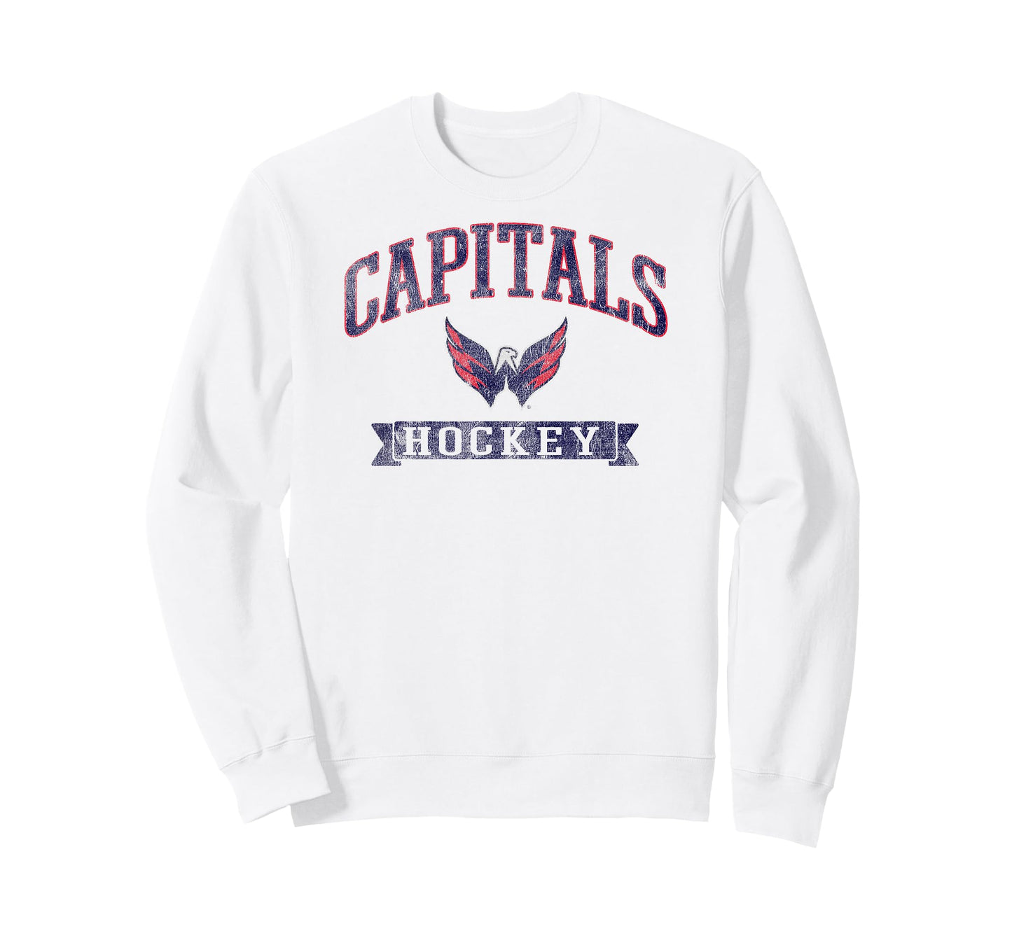 Washington Capitals Vintage Hockey Gray Officially Licensed T-Shirt