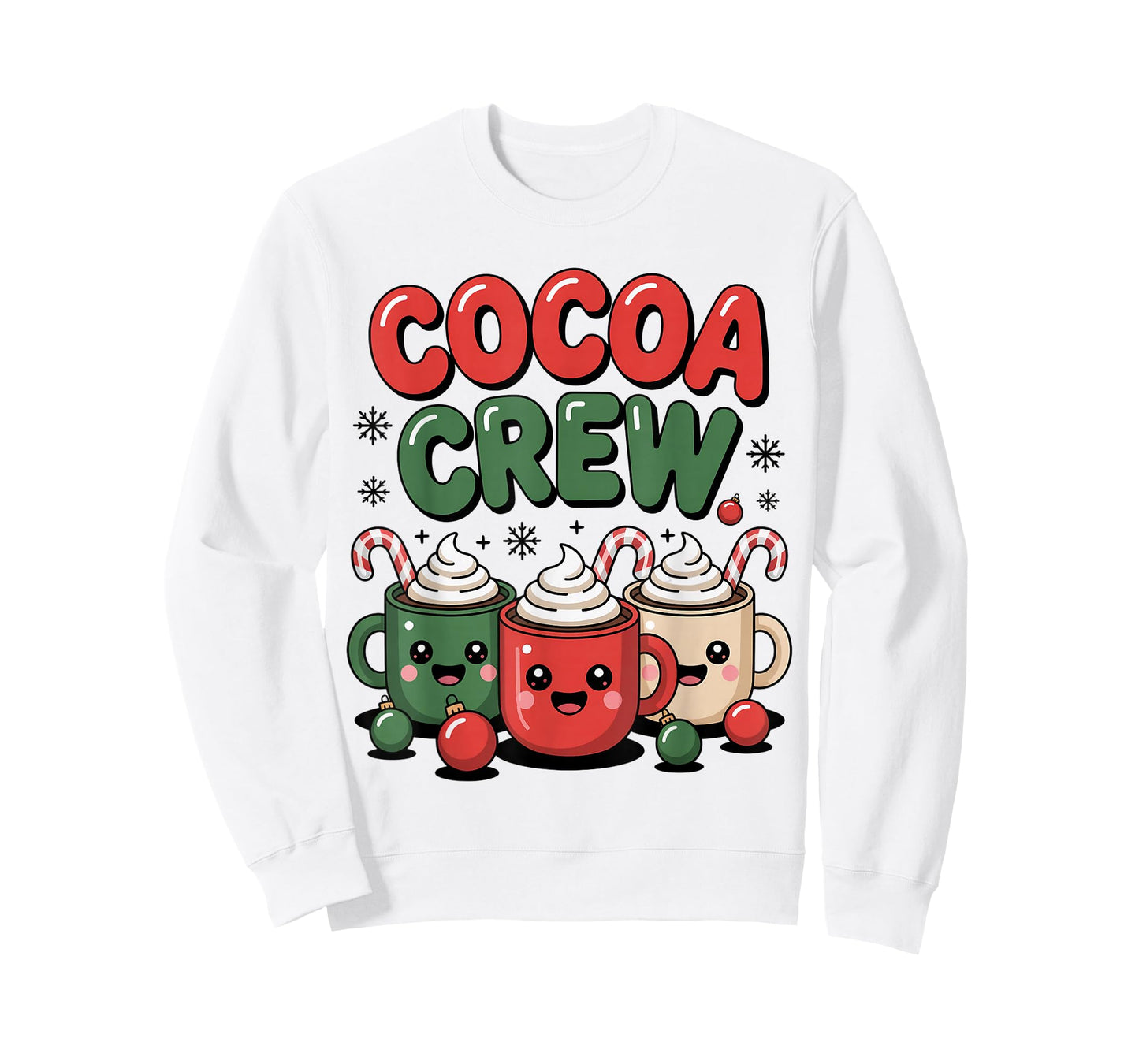 Cocoa Crew Christmas Hot Chocolate Pajamas for Family T-Shirt