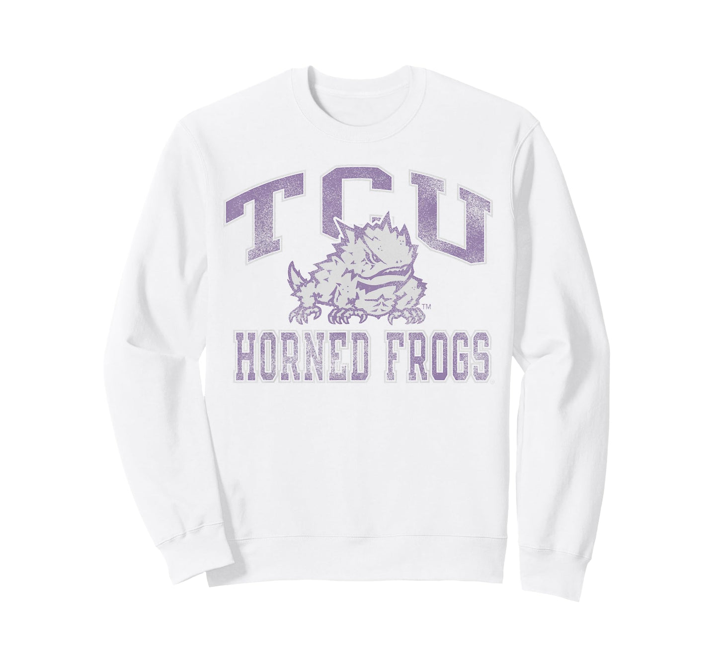 TCU Horned Frogs Vintage Worn Gray Officially Licensed T-Shirt