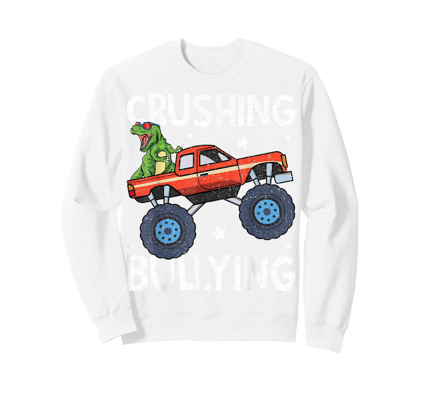 Crushing Bullying Monster Truck Kids Unity Day Orange T-Shirt