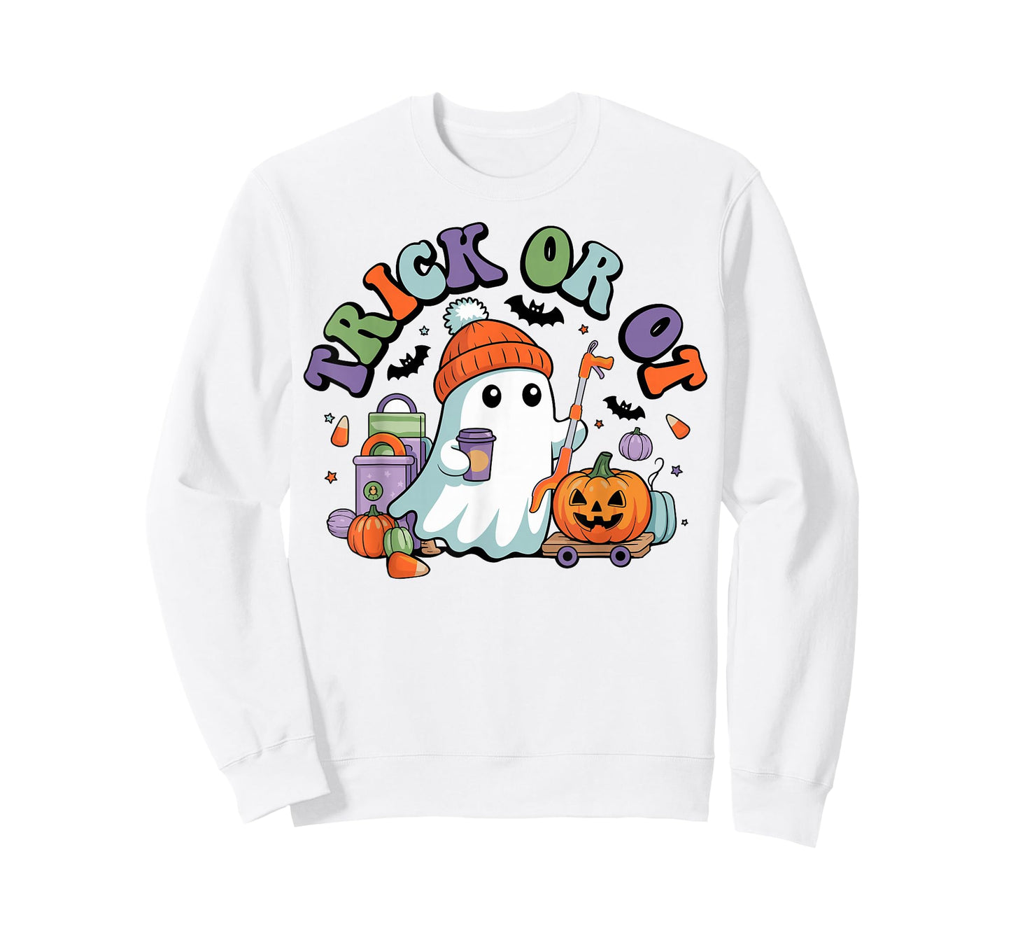 Spooky Occupational Therapy Ghost Trick or OT Halloween T-Shirt