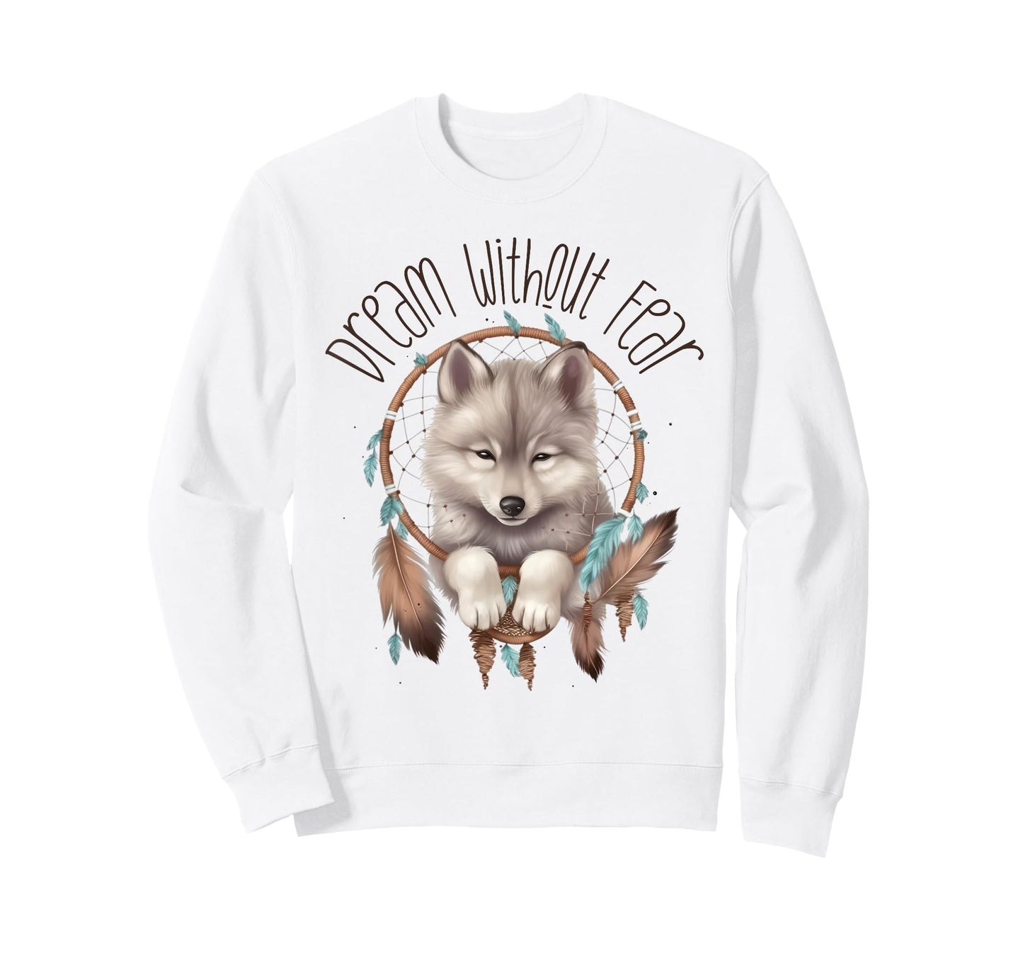 Vintage Western Dreamcatcher Wolf Graphic Design Wolf Women T-Shirt