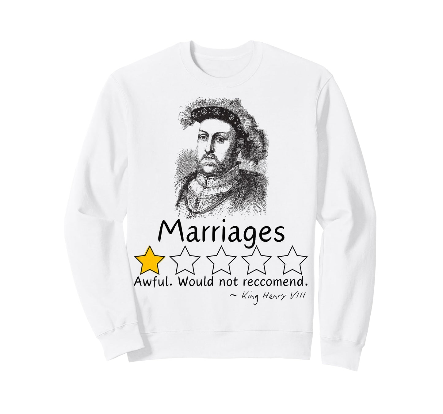 King Henry VIII Shirt King of England Tudor History T-Shirt