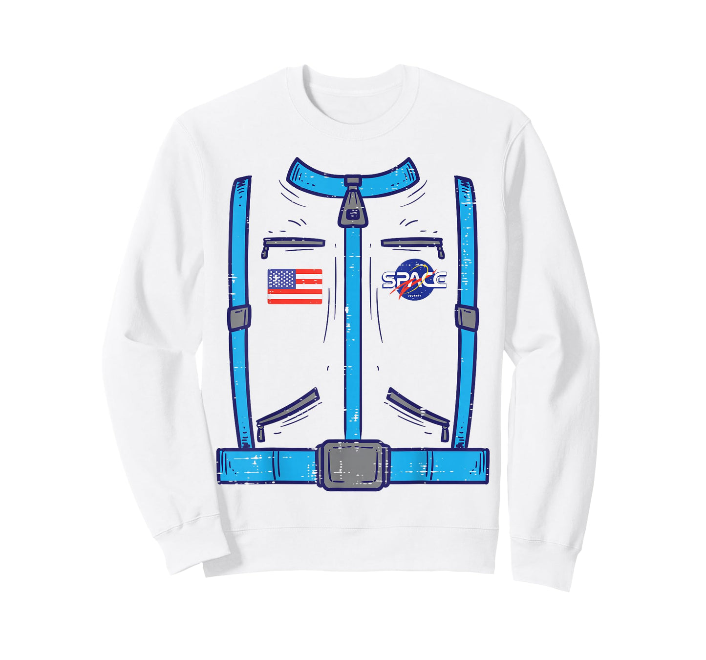 Space Suit Astronaut Cosmos Halloween Costume Men Kids Boys T-Shirt