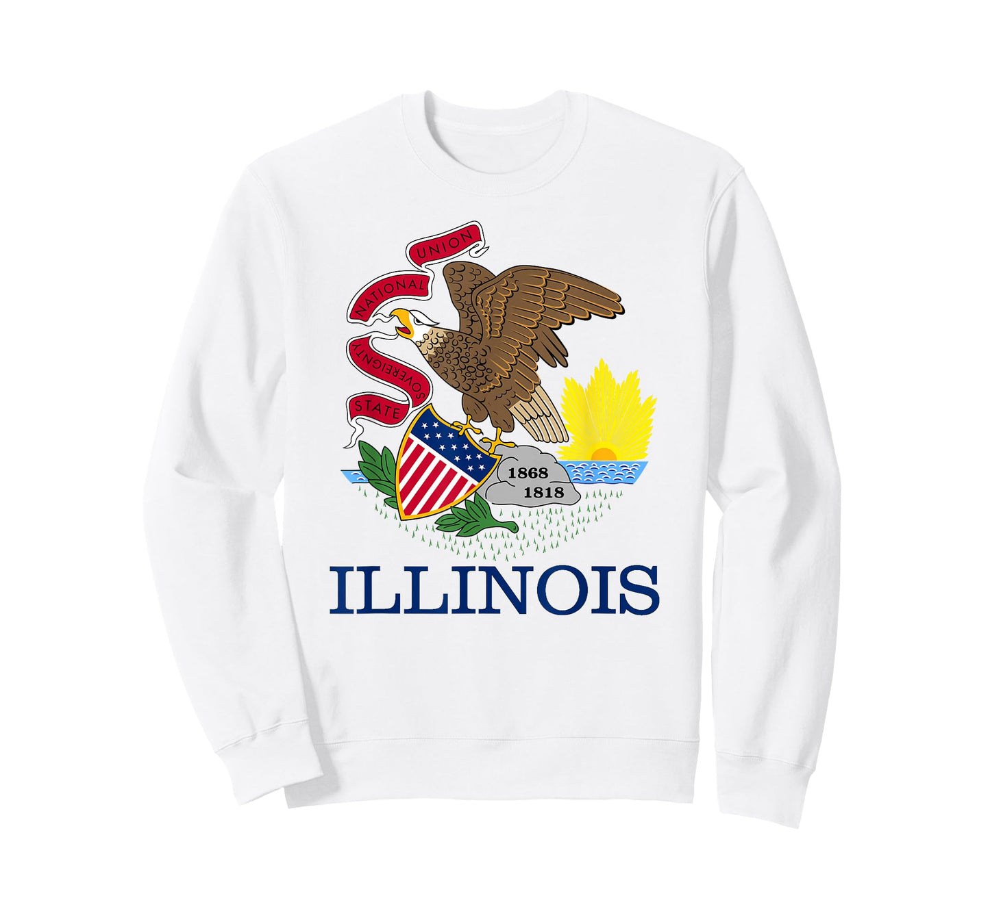 State Flag Illinois of the Prairie State T-Shirt