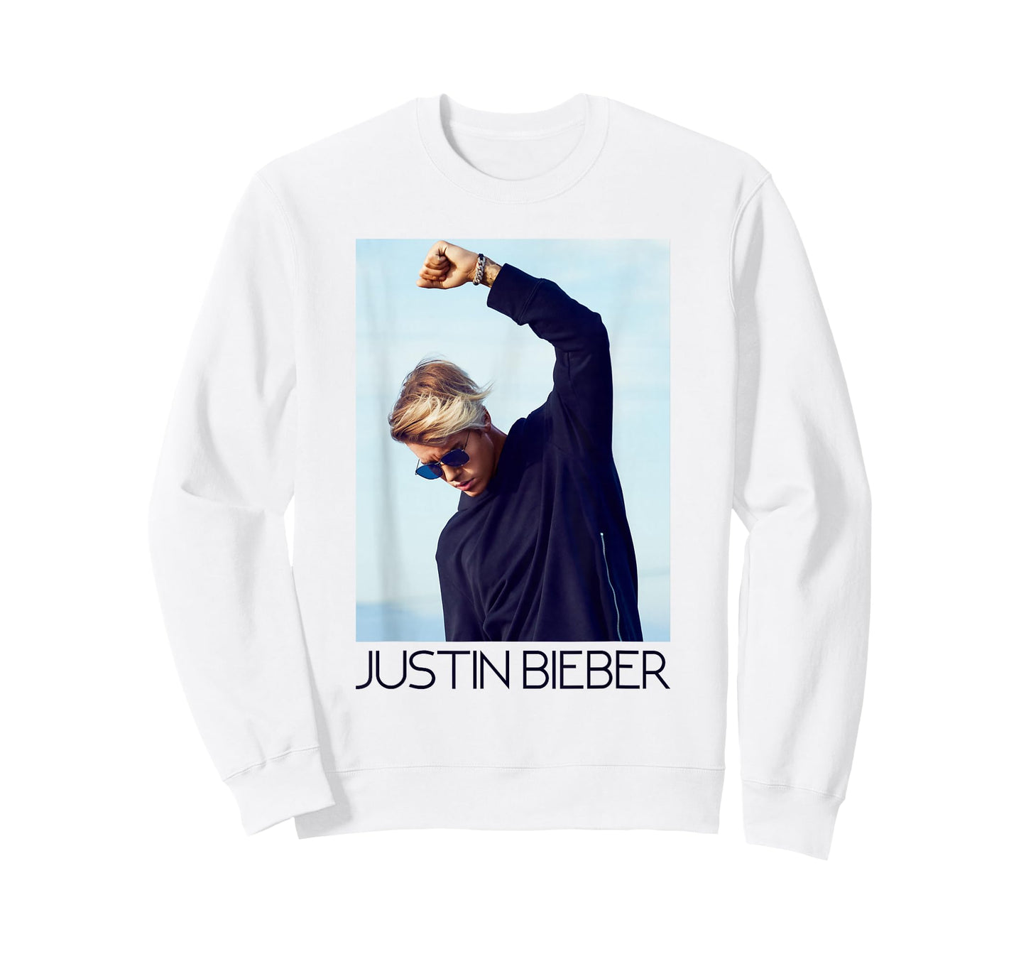 Justin Bieber Official Blue Shades Fist T-Shirt