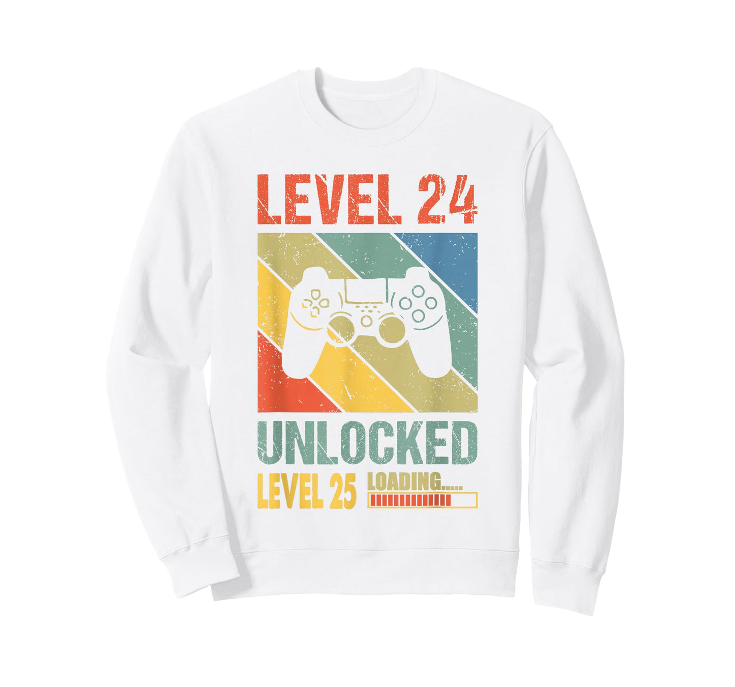 24th Birthday Gamer Girl Level 24 Unlocked Level 25 Loading T-Shirt