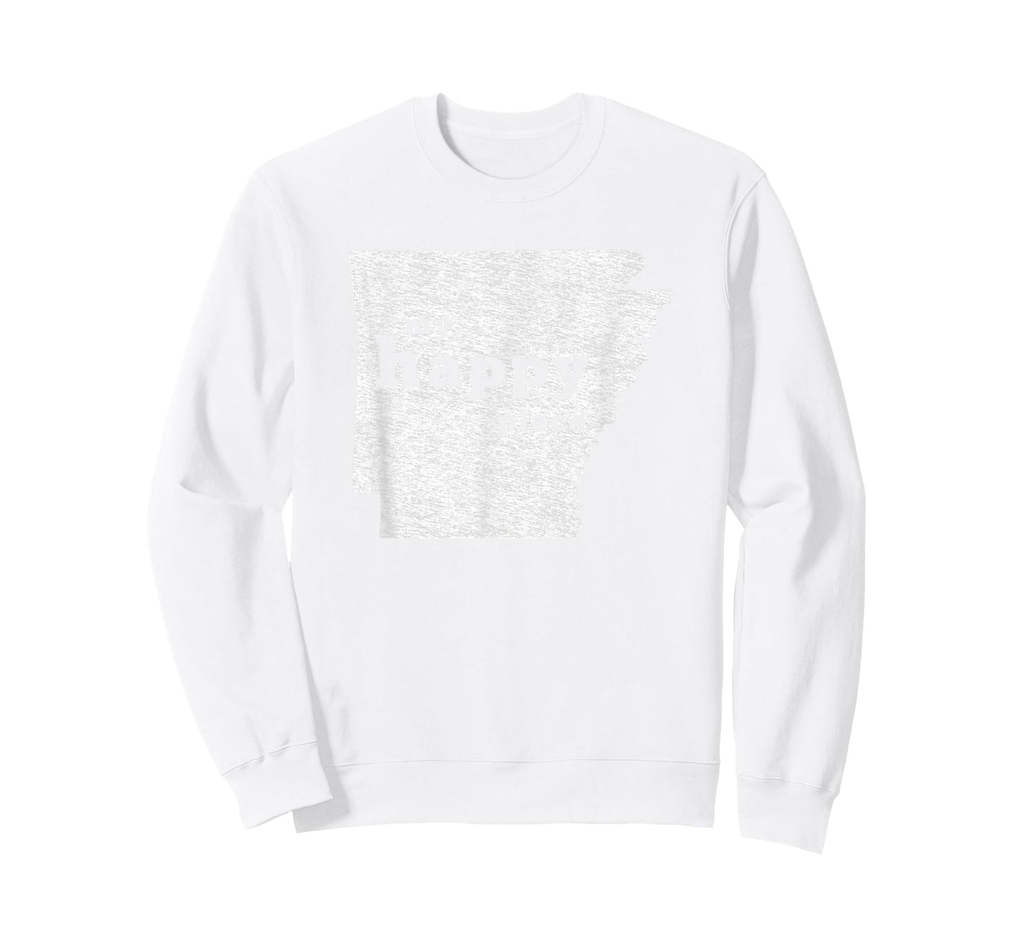 Arkansas T-Shirt Distressed My Happy Place Tee T-Shirt