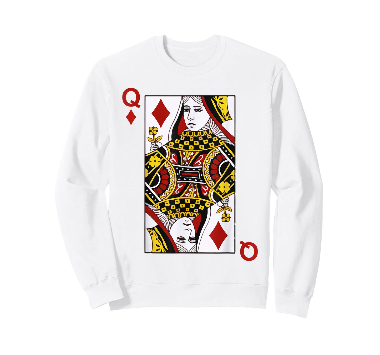 Queen of Diamond Blackjack Cards Poker 21 Q T-Shirt