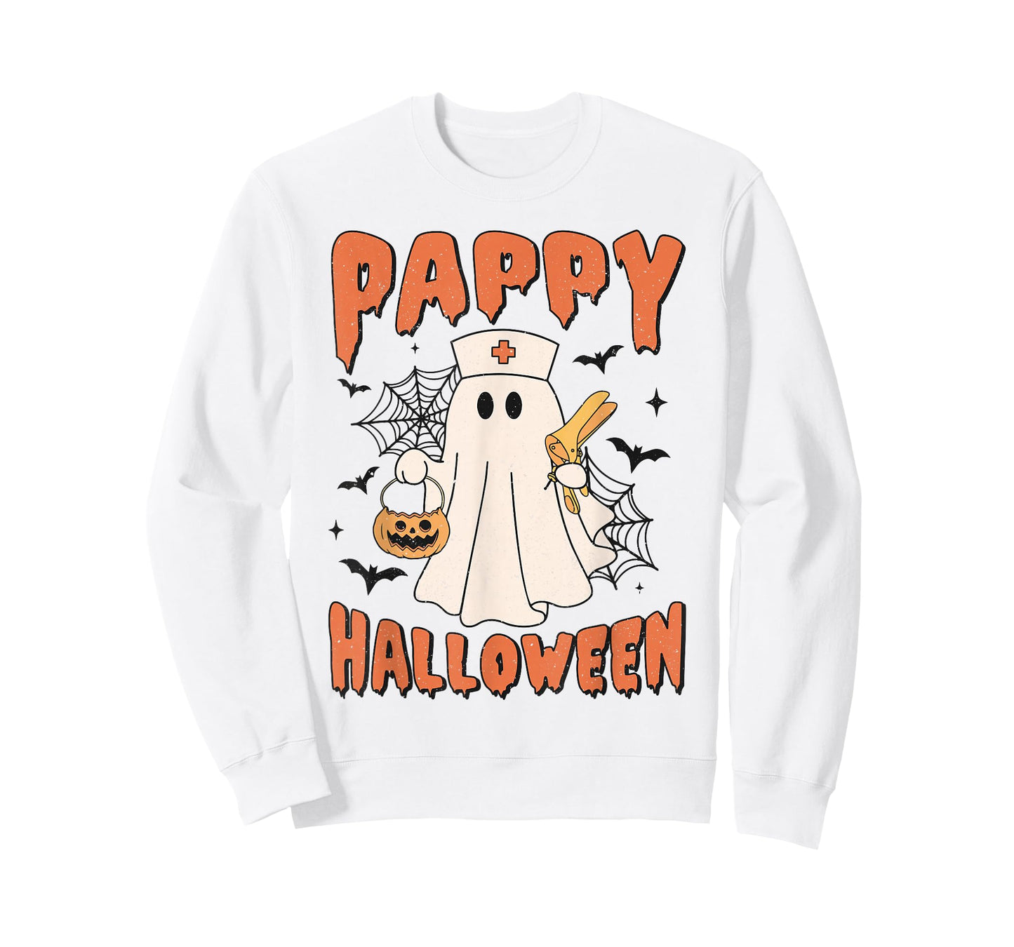 Pappy Halloween Ghost with Speculum OB Nursing Department T-Shirt