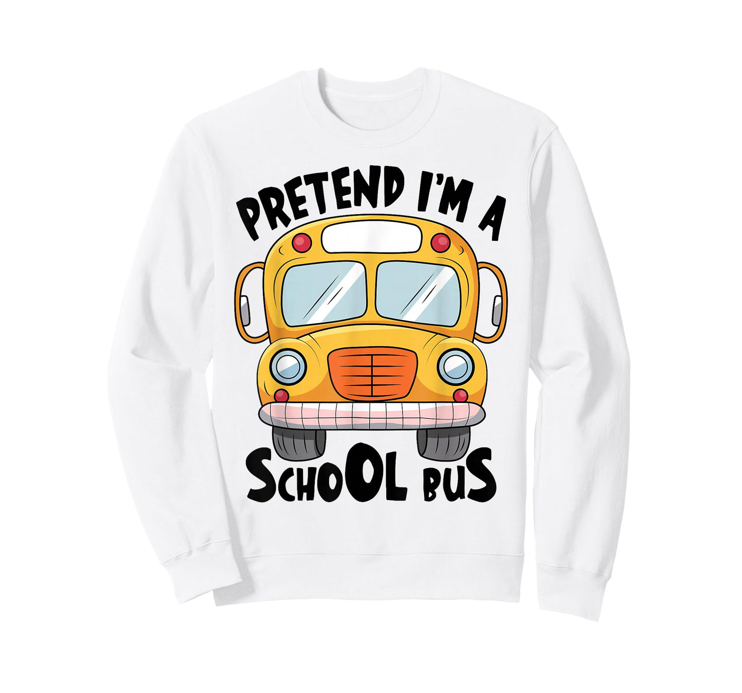 Pretend I'm A School Bus Halloween Costume T-Shirt