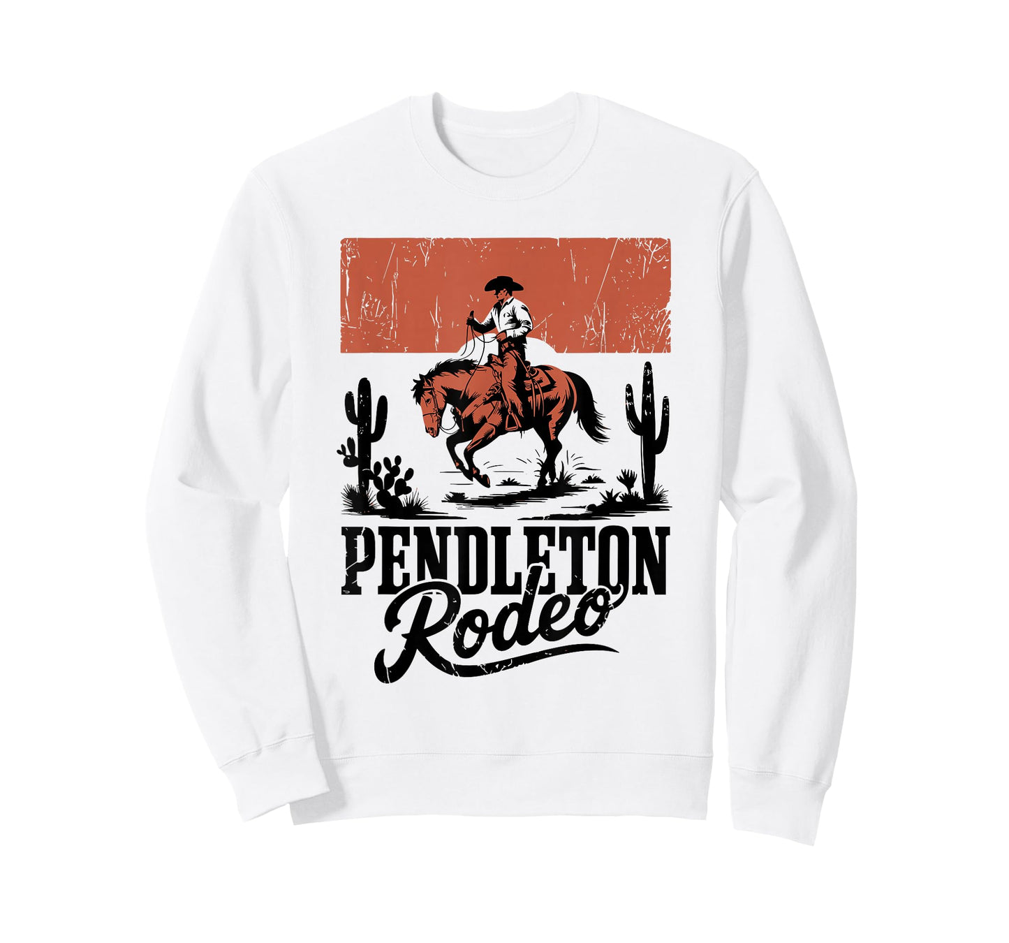 Vintage Cowboy Western Horse Bronc Riding, Pendleton Rodeo T-Shirt