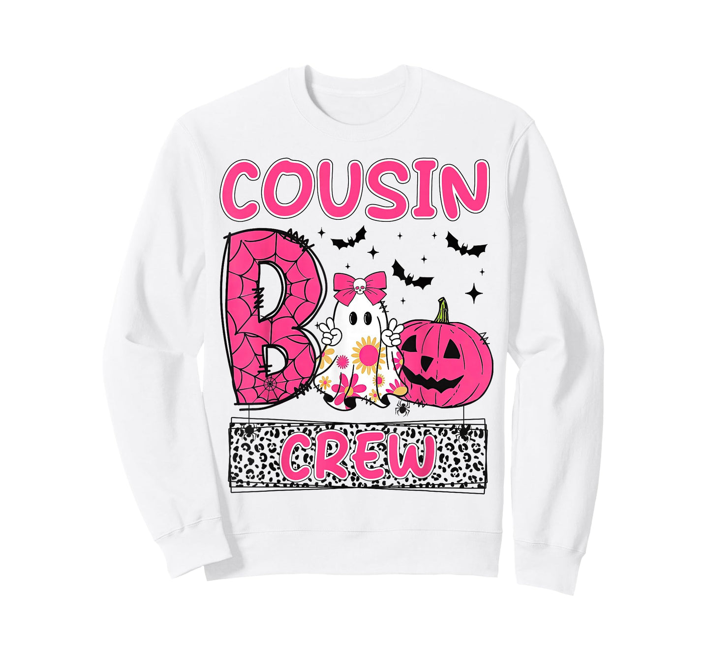 Cousin Boo Crew Girls Kids Matching Family Halloween T-Shirt