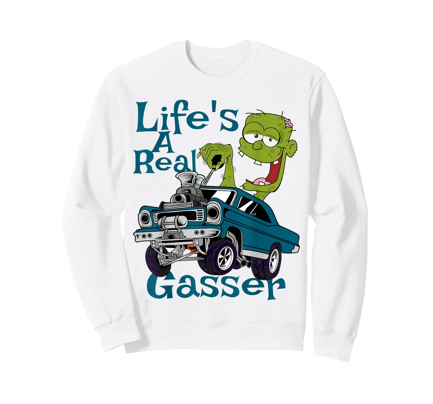 Hot Rod Gasser Outlaw Drag Racing Blown Street Car T-Shirt