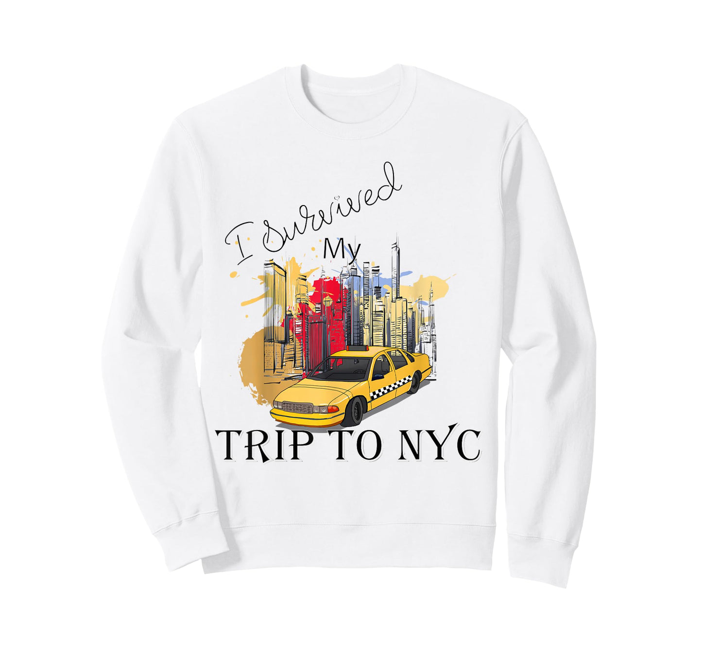 I Survived My Trip to NYC Graphic New York City Line T-Shirt