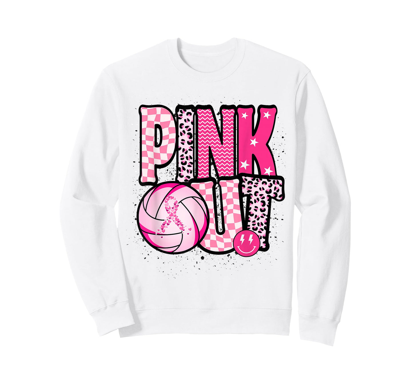 Dig For A Cure Volleyball Pink Out Breast Cancer Awareness T-Shirt