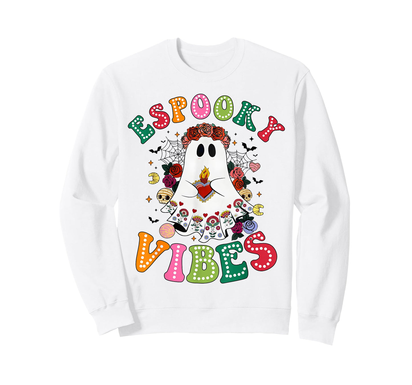 Espooky Vibes Spanish Mexican Teacher Boo Halloween T-Shirt