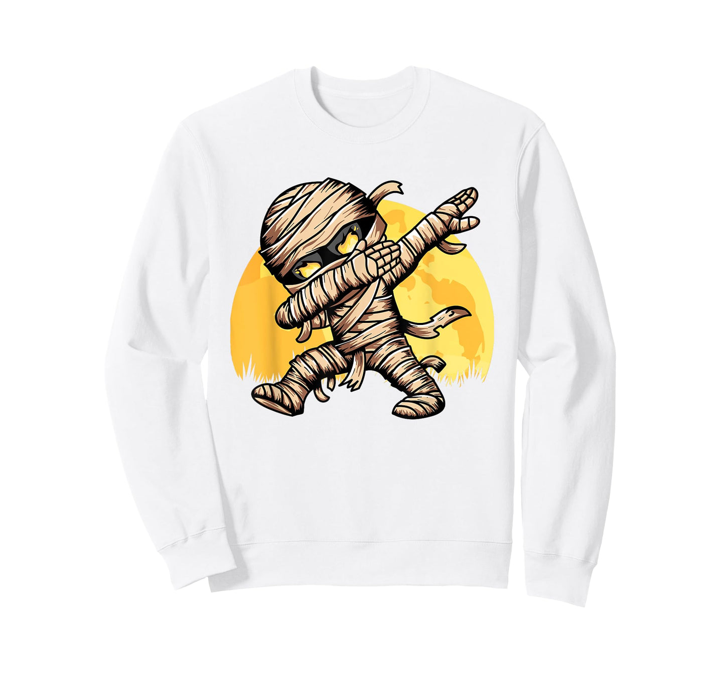 Dabbing Mummy Costume Dab Dancing Men Kids Boys Halloween T-Shirt