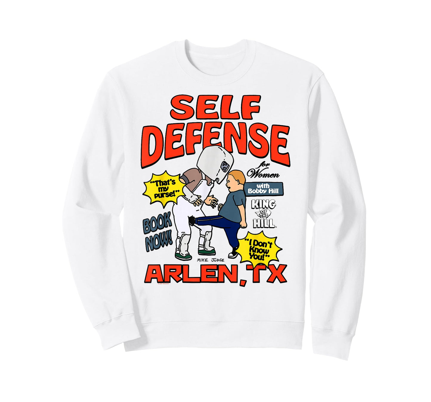 King of The Hill Bobby's Self Defense Class Cartoon T-Shirt