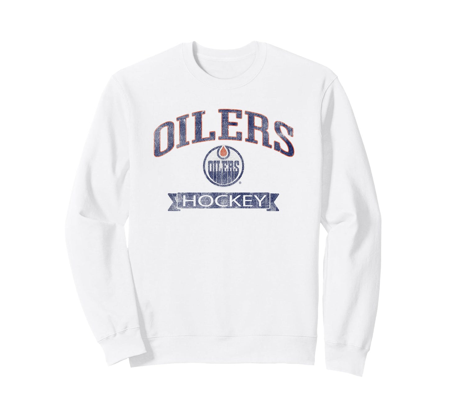 Edmonton Oilers Vintage Hockey Gray Officially Licensed T-Shirt