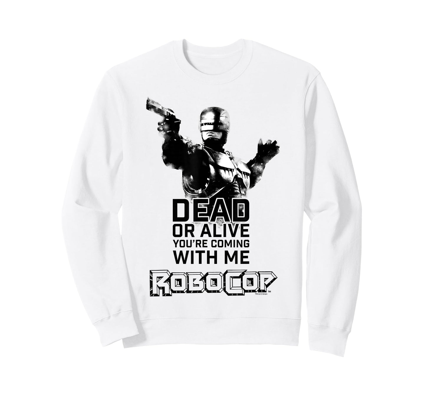 RoboCop Dead Or Alive You're Coming With Me Portrait Logo T-Shirt