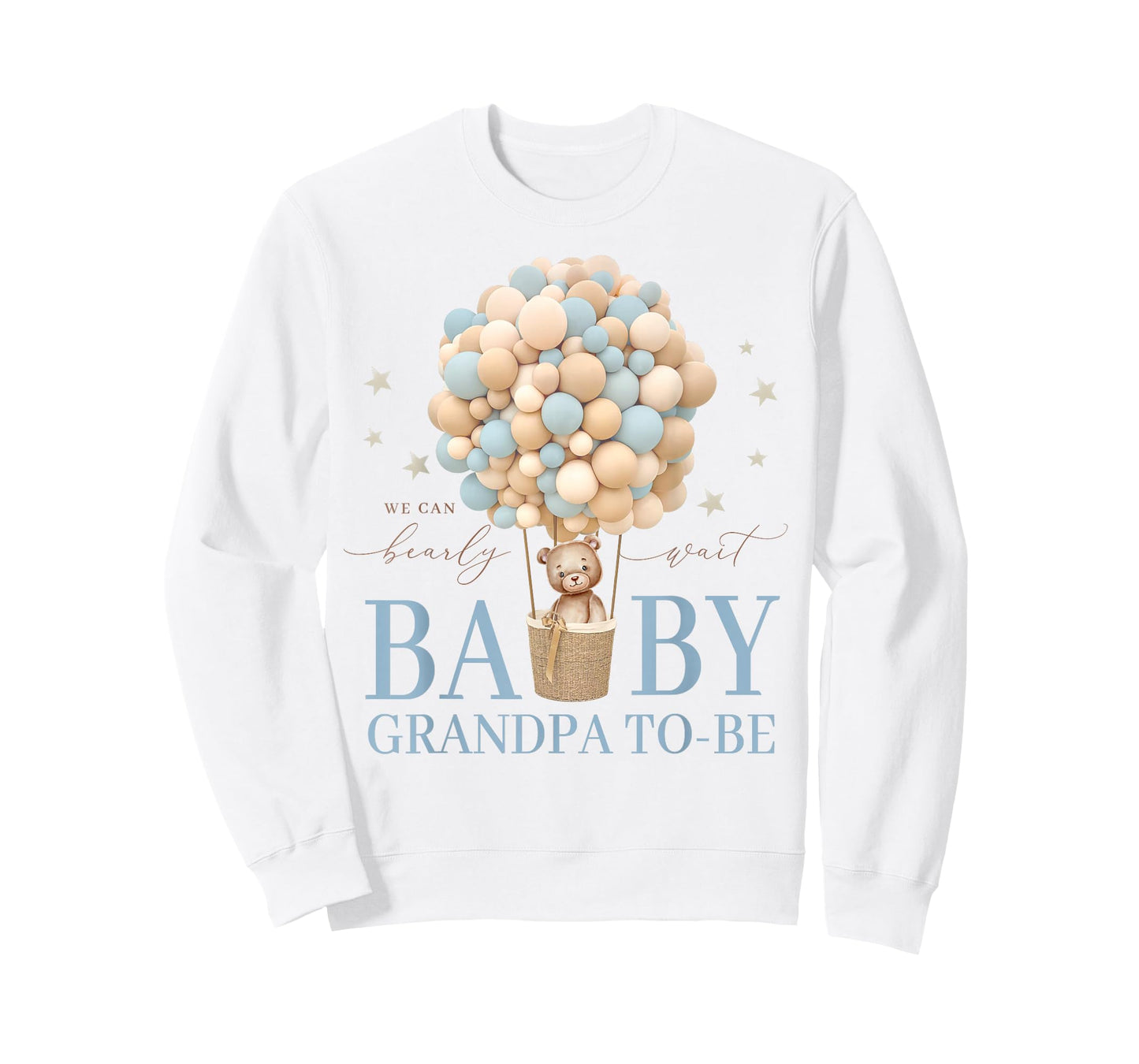 Grandpa We Can Bearly Wait Baby Shower Bear Family Matching T-Shirt
