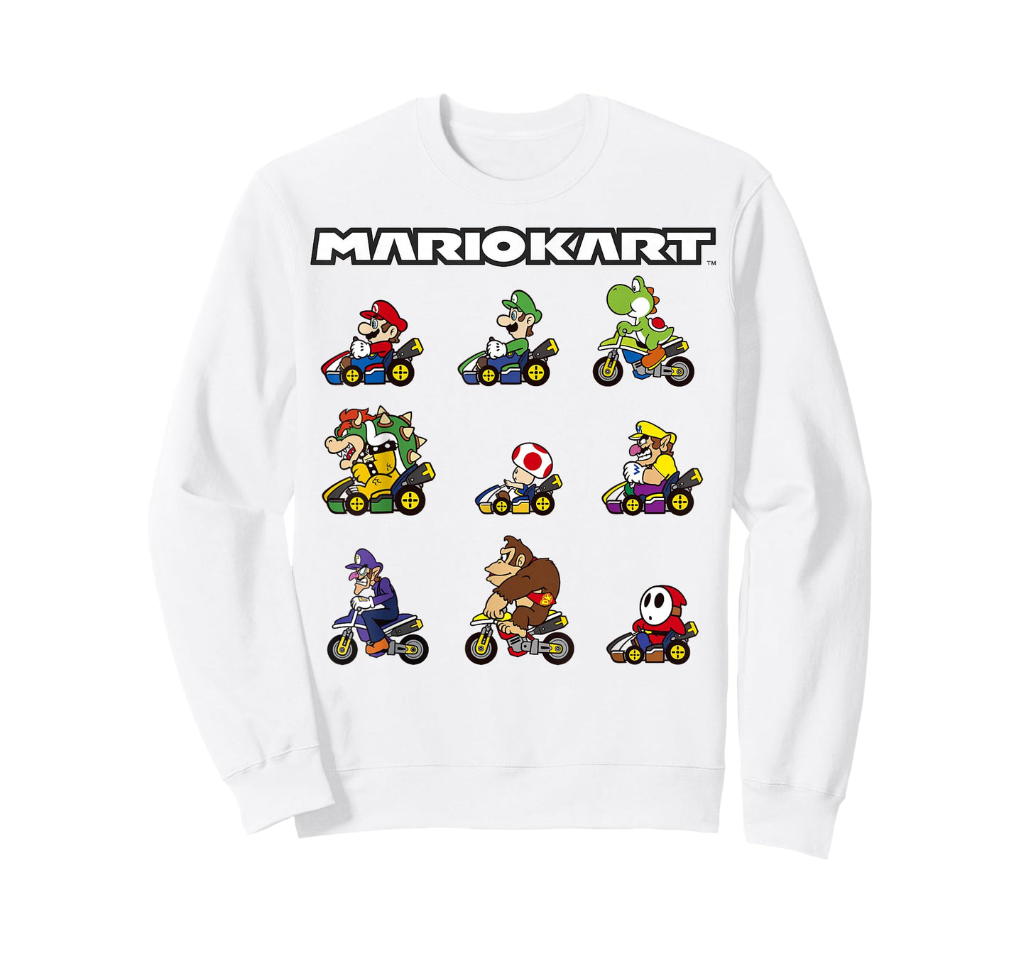 Nintendo Mario Kart Racers Ready Line-Up Graphic T-Shirt