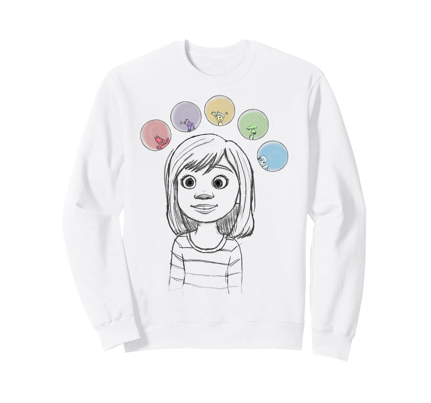 Disney Pixar Inside Out Riley Many Emotions Bubbles T-Shirt