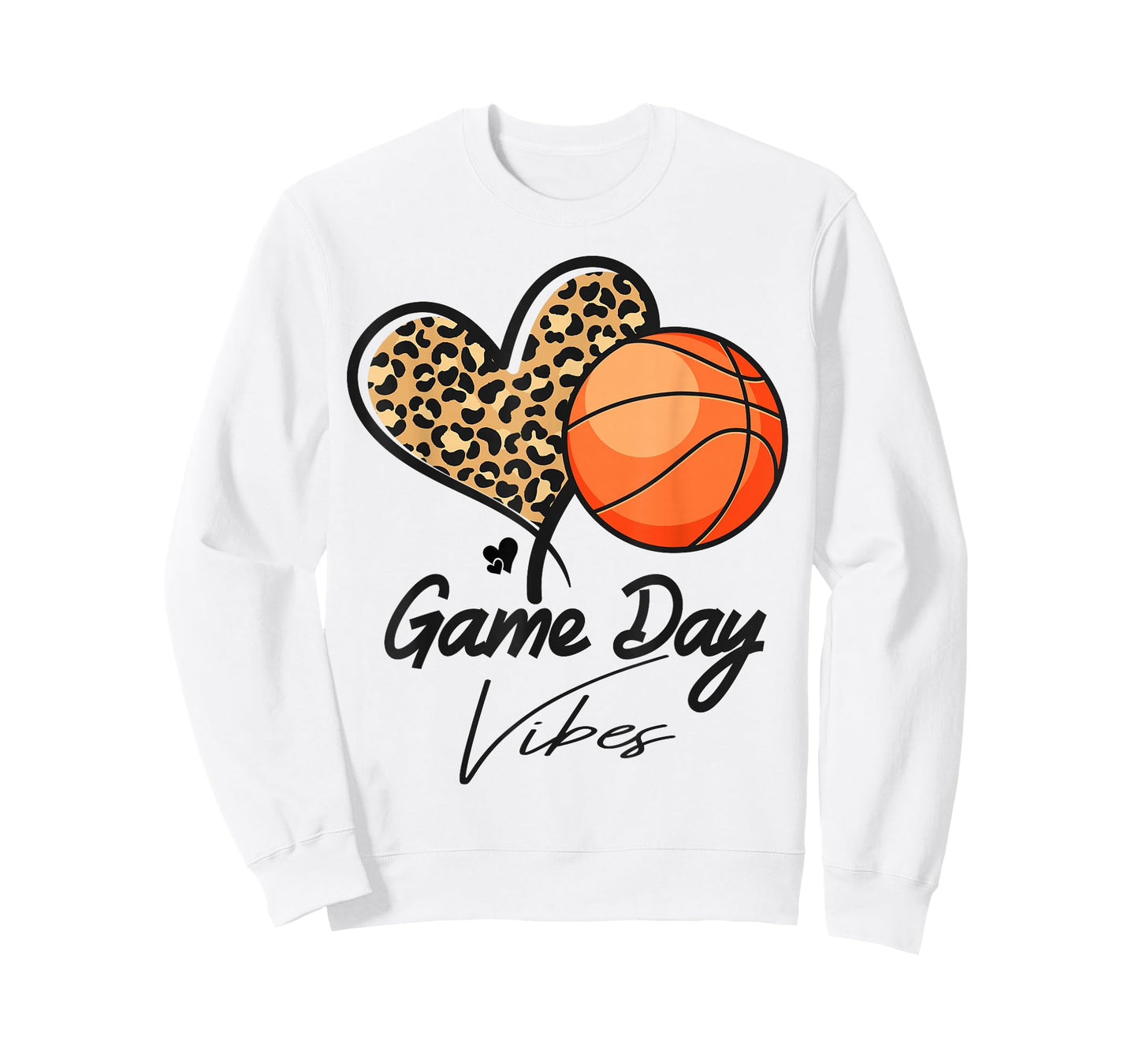 America basketball Game Day Vibes basketball Mom leopard T-Shirt