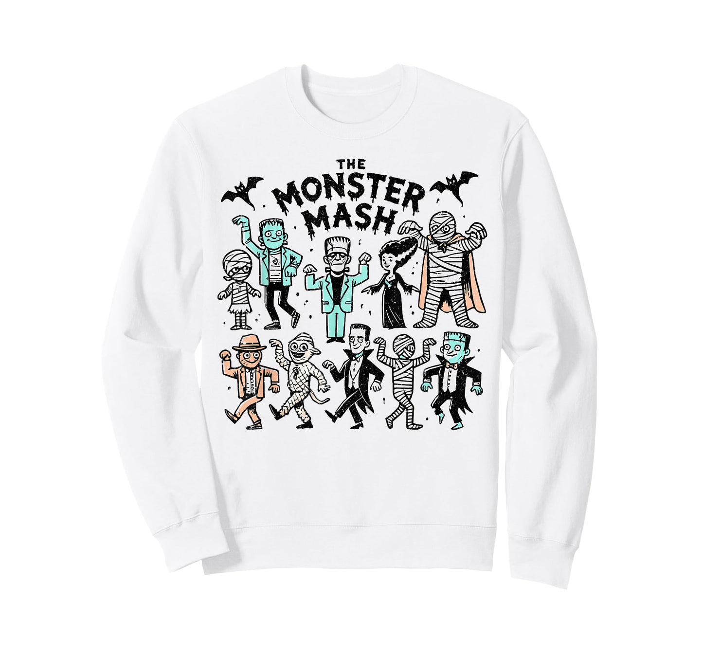 Cute Funny Monster Mash Frankenstein Horror Movies Lovers T-Shirt