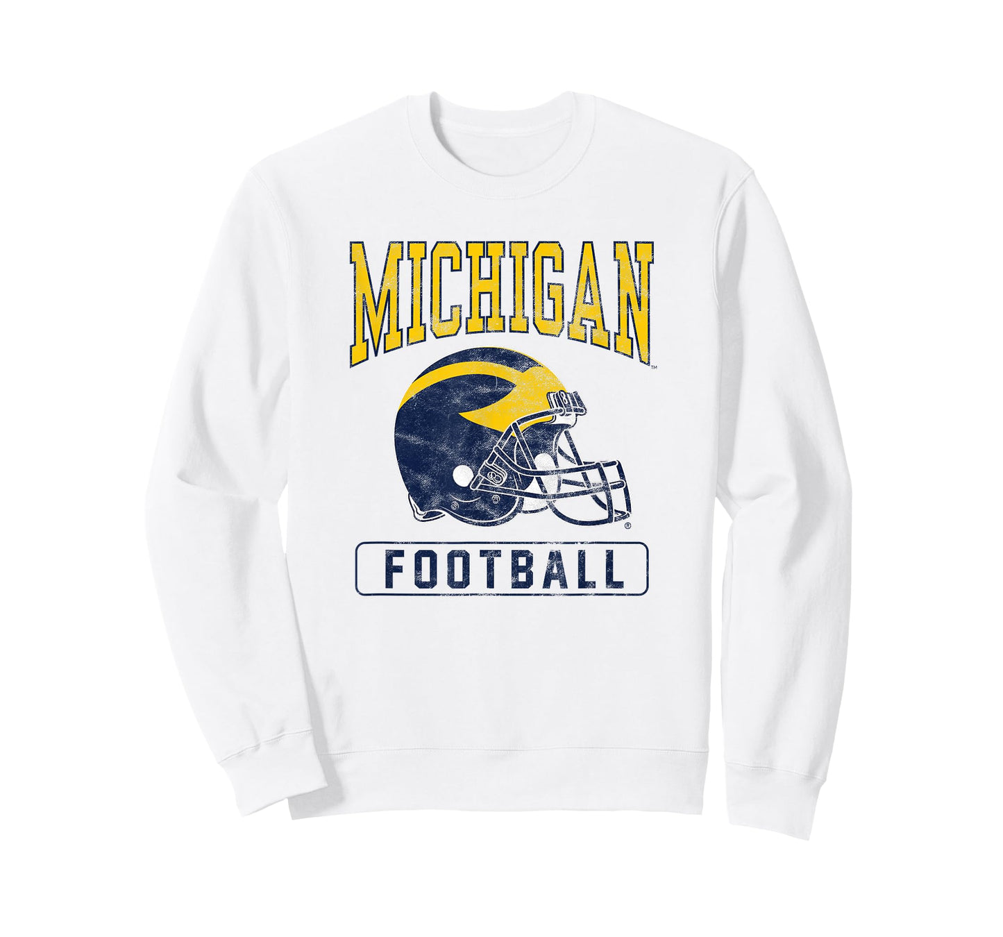 University of Michigan Wolverines U of M Football Helmet T-Shirt
