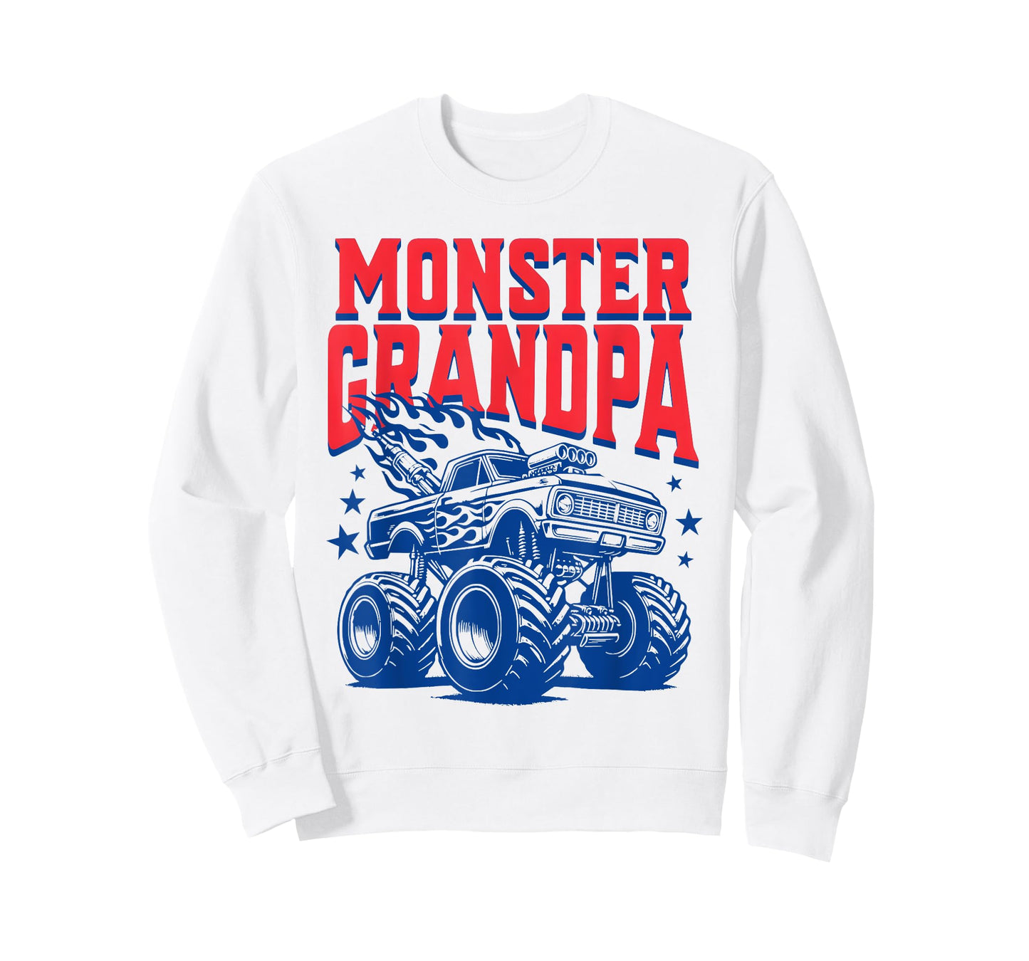 Retro Monster Truck Grandpa Vintage Monster Truck Lovers T-Shirt