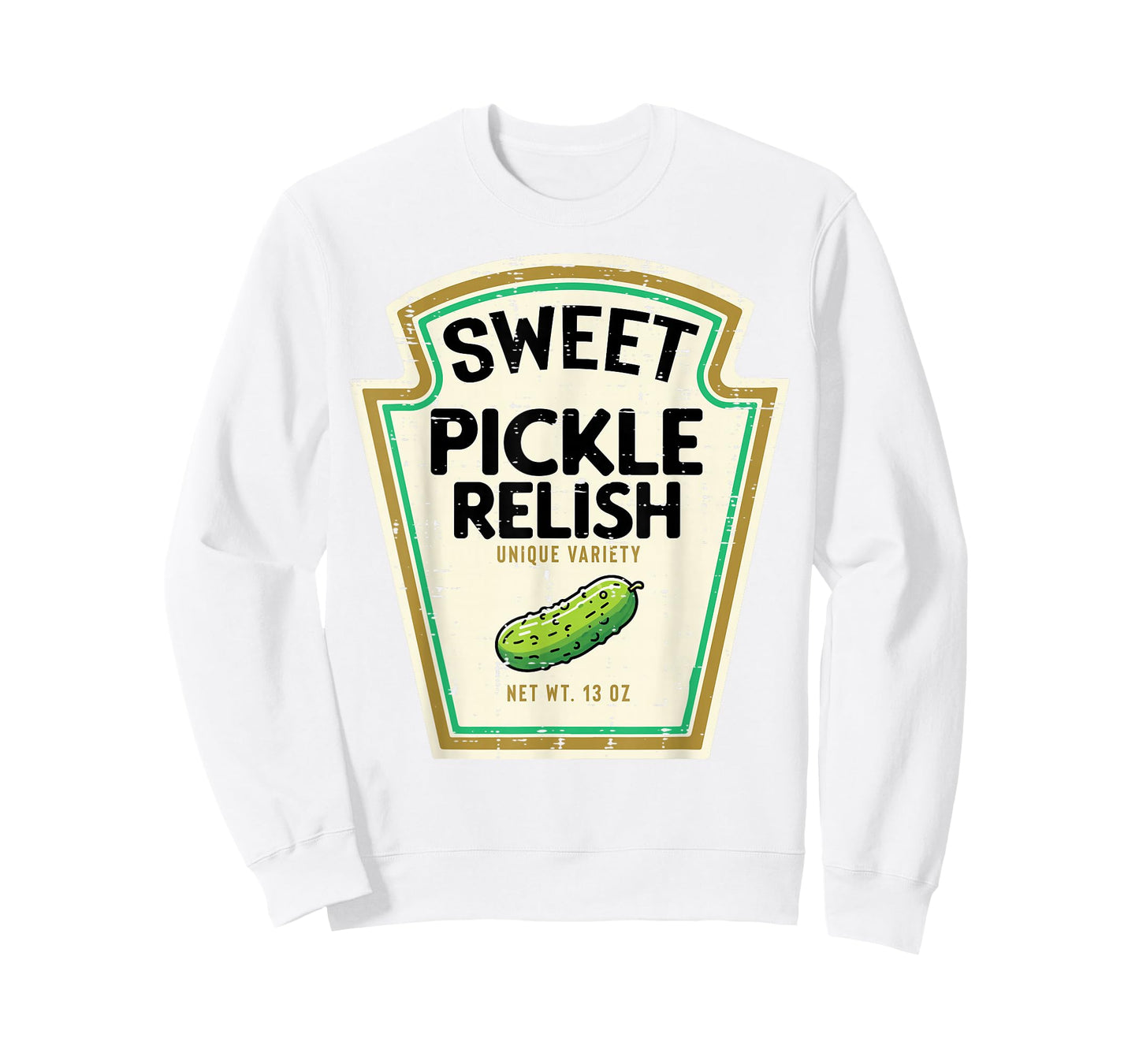Halloween Pickle Relish Food Matching Costume Women Men Kids T-Shirt
