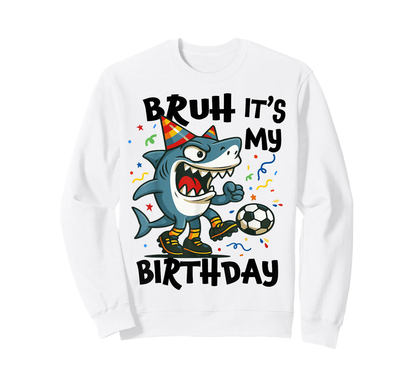 Tralalero Tralala Italian Brainrot Soccer Player Birthday T-Shirt