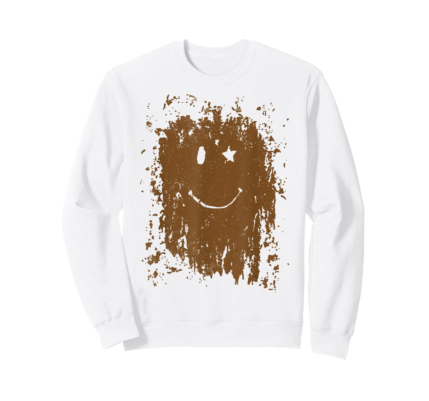 Funny Mud Splatter Face Cool Marathon and Mud Run T-Shirt