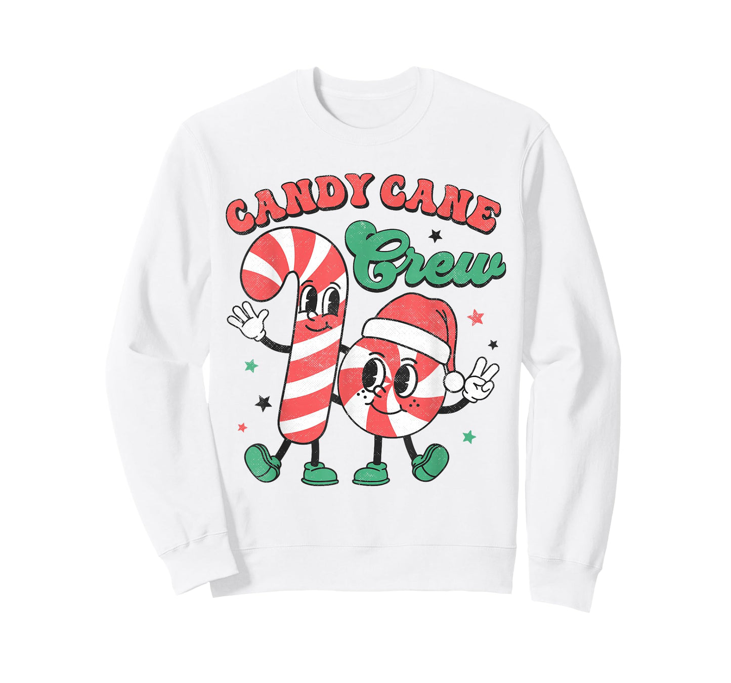 Candy Cane Crew Christmas Xmas Love Candy Boys Girls Kids T-Shirt