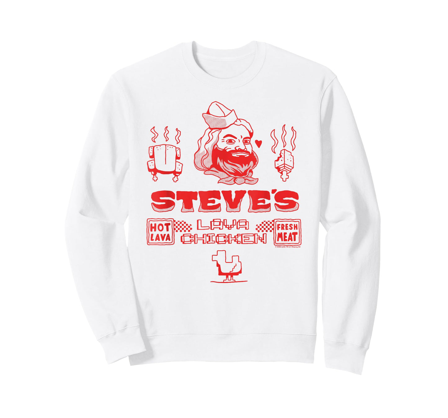 A Minecraft Movie Steve's Lava Chicken Restaurant Logo T-Shirt