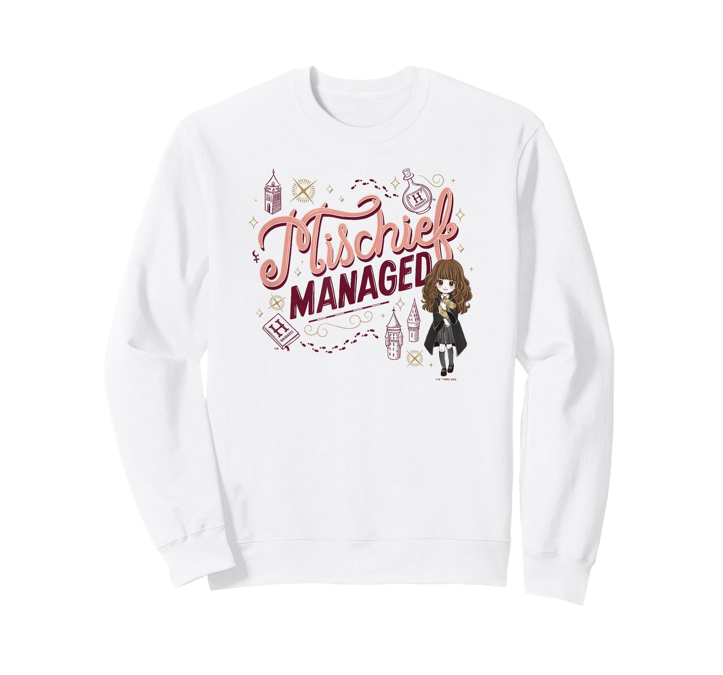Harry Potter: Deathly Hallows 2 Hermione Mischief Managed T-Shirt